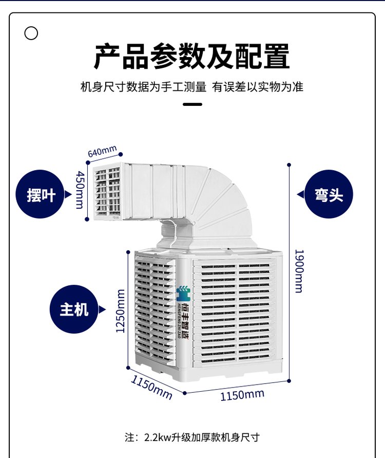 商用变频工业冷风机与环保水冷风扇 为养殖工厂提供高效制冷解决方案
